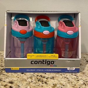 New in Box Contigo Kids Water Bottles